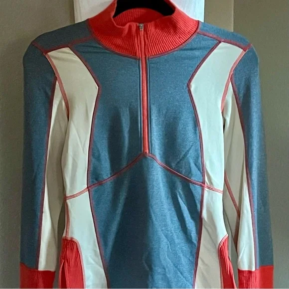 ❤️🔥NWOT Free People Movement “Undercover” 1/4 Zip Pullover, mock neck, Stretch - Picture 5 of 10